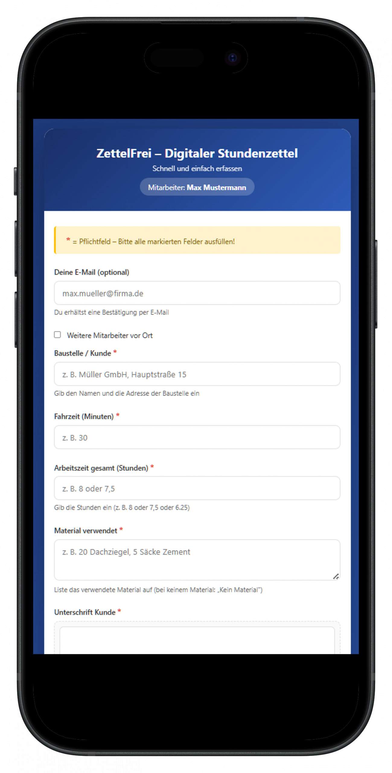 ZettelFrei Screenshot
